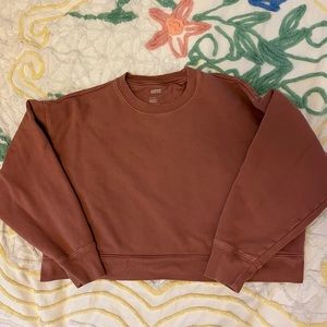 Cropped Crewneck Sweatshirt